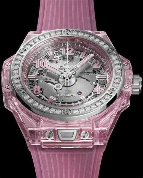 hublot big bang one click pink|One Click Pink Sapphire Diamonds .